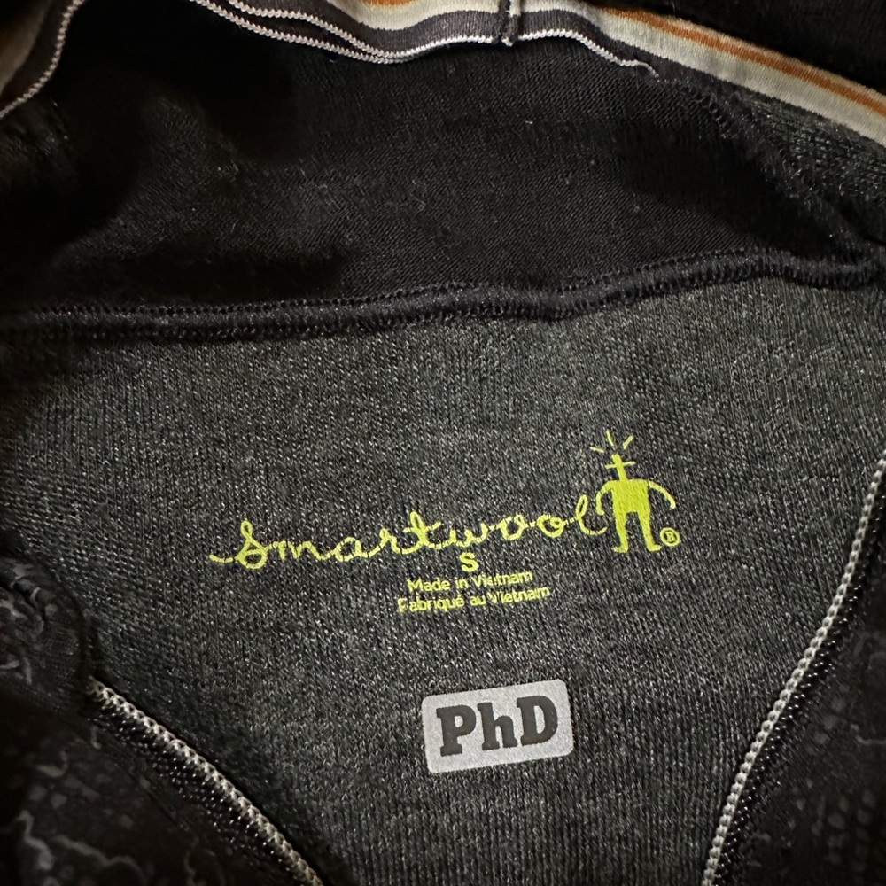 Smartwool merino wool 
PhD Light Printed Wind 1/2-Zip Top 
SW0SO171
Size small - Picture 5 of 7